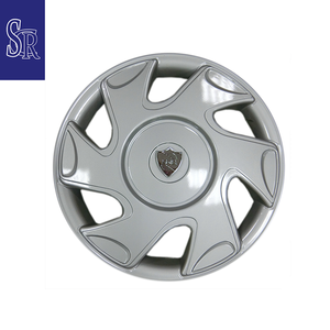 Tapacubos de cubierta de rueda de coche personalizado ABS plateado de alto rendimiento de 14 "pulgadas - Product Image 1