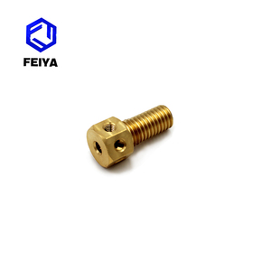 Tùy chỉnh không tiêu chuẩn Hex Brass <span class=keywords><strong>Bolt</strong></span> vít với rãnh lỗ - Product Image 2