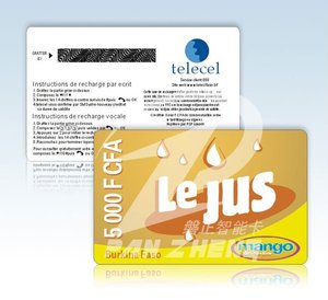Chargeur de téléphone personnalisé en argent, <span class=keywords><strong>carte</strong></span> à gratter avec papier ou plastique - Product Image 3