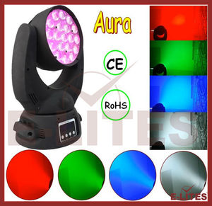 led lyres 19x12w aura, eye candy lumière de tête mobile - Product Image 1