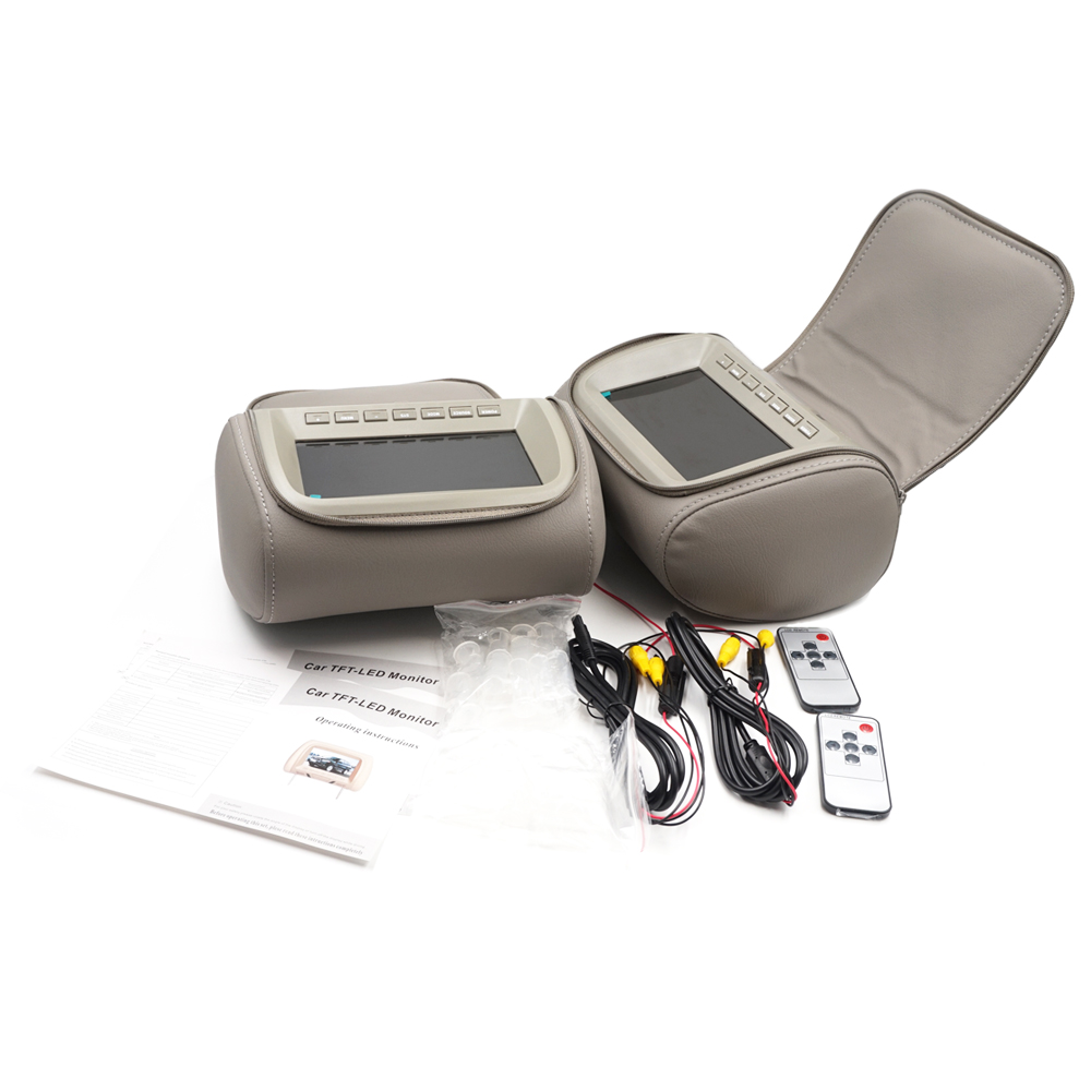 7inch TFT LCD Headrest Monitor - Universal Car Entertainment