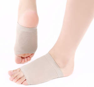 Baru Silikon Dukungan Arch Relief Bantalan Perawatan Kaki Datar Punggung Cushion Kaki Plantar Fasciitis Arch dengan Kualitas Tinggi - Product Image 1
