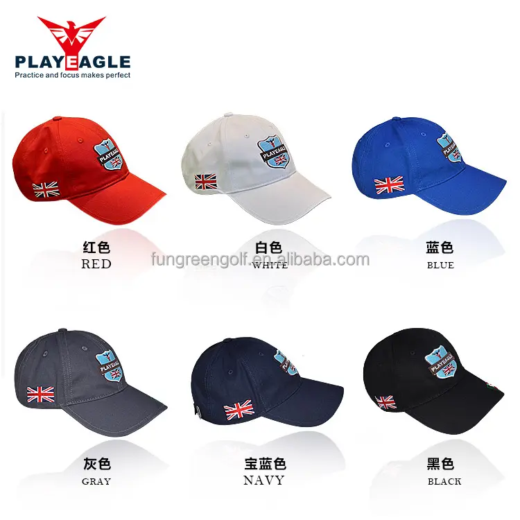 Menyesuaikan Topi Golf Pria Topi Bisbol Kosong OEM Topi Matahari dari Produsen Guangzhou