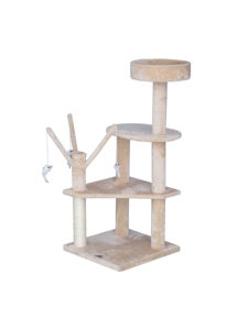 Tiragraffi per Gatti in Sisal Moderno per Interni, Albero per Gatti <span class=keywords><strong>Deluxe</strong></span> con Imballaggio in Cartone - Product Image 4