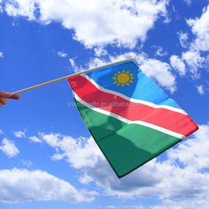 Drapeau de pays national de <span class=keywords><strong>Namibie</strong></span> professionnel de haute qualité Logo personnalisé et matériel soie/nylon pour agences de voyages - Product Image 4