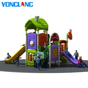 YL-E018 높은 레크리에이션 플라스틱 소재 유치원 및 학교 야외 놀이터