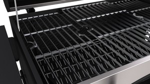<span class=keywords><strong>Bbq</strong></span> barbacoa de acero inoxidable parrillas de carbón con carro cesta <span class=keywords><strong>para</strong></span> el hogar jardín exterior cocina equipo 568sq. en - Product Image 3