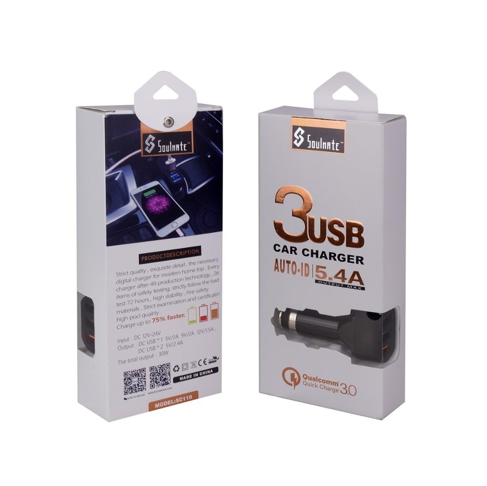 Быстрая зарядка для мобильного телефона 25 Вт QC 3,0 usb Автомобильное зарядное устройство для iphone