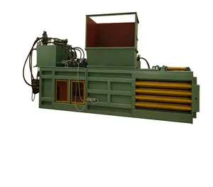 Cheap compactor hydraulic hay garbage baler twine prices small machine with conveyor for organic waste for sale