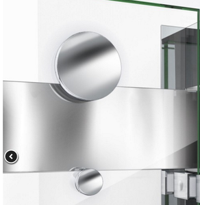 B038 - Porta <span class=keywords><strong>doccia</strong></span> scorrevole per <span class=keywords><strong>vasca</strong></span> da bagno senza telaio con vetro temperato e rivestimento facile da pulire - Product Image 4