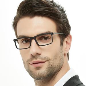 blue light glasses men computer optical eyeglasses gafas black