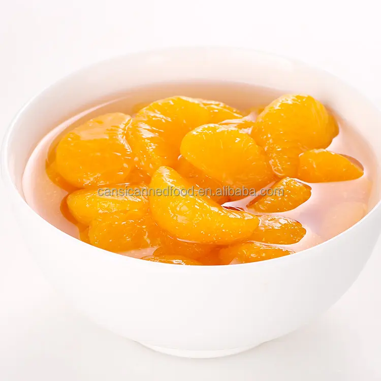 प्रतिस्पर्धी मूल्य के साथ सिरप में डिब्बाबंद नारंगी फल मंदारिन नारंगी