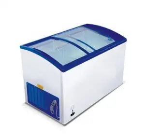 Réfrigérateur commercial pour glaces 320L, porte coulissante en verre, coffre de présentation, <span class=keywords><strong>mini</strong></span> congélateur, crème glacée avec SASO - Product Image 1
