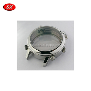 Montre fraisage CNC de conception personnalisée boîtier en acier avec polissage - Product Image 2