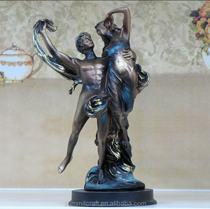 piastra angelo statue in resina scultura uomo e donna - Product Image 3