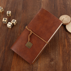 Wholesale <strong>Refillable</strong> <strong>Leather</strong> Travelers Journals Diary Notepad <strong>Notebook</strong> A6 A5 <strong>Leather</strong> Journal With Logo Custom - Product Image 4