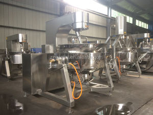 Bollitore per giacca a vapore con riscaldamento a Gas elettrico 50L- 1000L con agitatore doppio miscelatore con rivestimento fornello pentola caldaia - Product Image 6