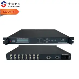 SC-2145 8 चैनल DVB-टी/T2 IP करने के लिए बाहर SPTS/MPTS रिसीवर