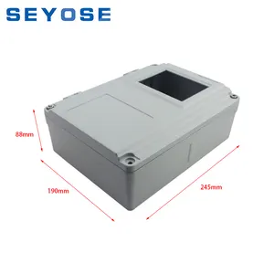 FA15-1 waterproof IP67 electrical die cast aluminum enclosure junction box With a window 245*190*88mm