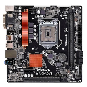 เมนบอร์ดมินิ H110M สำหรับ ASROCK H110M DVS DDR4 <span class=keywords><strong>1151</strong></span> - Product Image 1
