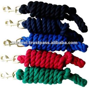 เชือกจูงม้าทำจากผ้าฝ้ายน้ำหนักเบาพร้อมสแนปตาโต/สายจูงโพลีเอสเตอร์ที่มีสแน็ปหนัก/หน้าสายจูงม้า - Product Image 2