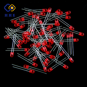 5mm rouge diffuse ovale LED diode pour <span class=keywords><strong>l</strong></span>'affichage ou signe - Product Image 4