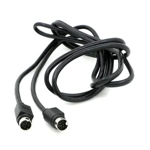 Mỏng kỹ thuật số <span class=keywords><strong>scart</strong></span> 4 5 <span class=keywords><strong>6</strong></span> 7 8 9 1013 pin midi mini din nam kết nối để kết nối mini din nam jack stereo cắm âm thanh mở rộng cáp av - Product Image 1