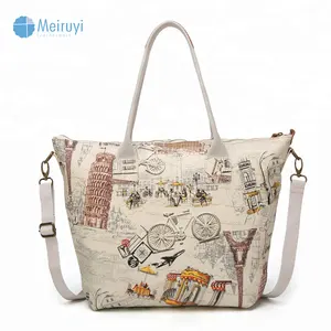 New design luxury oilcloth long strip custom crossbody bag printed trendy shoulder ladies hand brand fashion bags for women