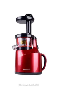 (库存在美国) homeelader 慢榨汁机 150 瓦适用于所有水果和蔬菜, 凉爽明亮的红色