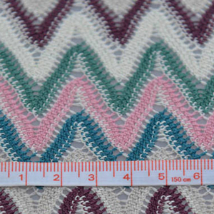 Bello di lavoro a maglia jacquard tessuto del pannello esterno di disegno geometrico tappezzeria texture - Product Image 5