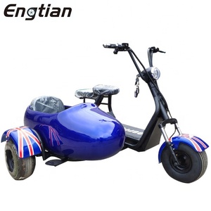 Moda no plegable V/60 V/72 V 1000 W <span class=keywords><strong>3</strong></span> <span class=keywords><strong>ruedas</strong></span> Scooter Eléctrico para adultos bicicleta eléctrica kit <span class=keywords><strong>de</strong></span> conversión <span class=keywords><strong>ciclomotor</strong></span> por - Product Image 2