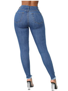 Großhandel <span class=keywords><strong>Butt</strong></span> Lifting Pant Custom Sommer <span class=keywords><strong>Jeans</strong></span> <span class=keywords><strong>Jeans</strong></span> Skinny Femme Stretch Distressed <span class=keywords><strong>Jeans</strong></span> Damen/kolumbia nische <span class=keywords><strong>Jeans</strong></span> für Damen - Product Image 4