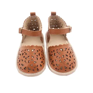 Sandales en cuir pour enfants et adolescents, chaussures fantaisie de bonne qualité, vente en gros, nouvelle collection