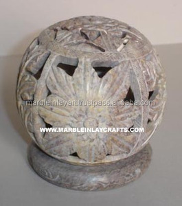 Portavelas de Piedra de Savia Hechos a Mano - Product Image 1