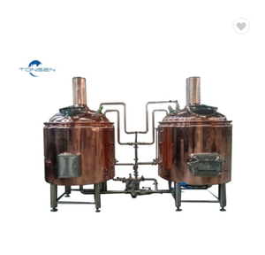 Equipo de elaboración de <span class=keywords><strong>cerveza</strong></span> artesanal con Cervecería de cobre y tanque de fermentación - Product Image 2