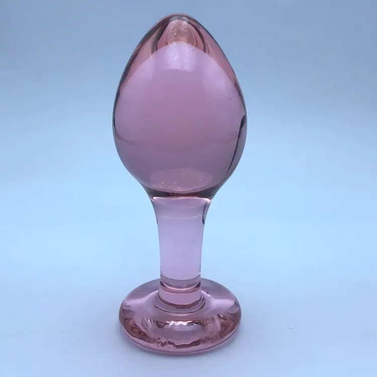 Cam yapay penis için klasik cam anal plug popo fişi severler anal ve vajinal mastürbasyon