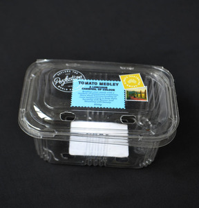 Küçük Boy şeffaf plastik gıda depolama pasta kutuları meyve paketi - Product Image 6