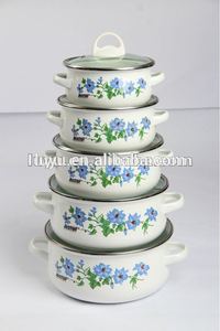 Casserole <span class=keywords><strong>en</strong></span> émail de 16 à 24 cm <span class=keywords><strong>avec</strong></span> <span class=keywords><strong>couvercle</strong></span> <span class=keywords><strong>en</strong></span> verre - Product Image 2