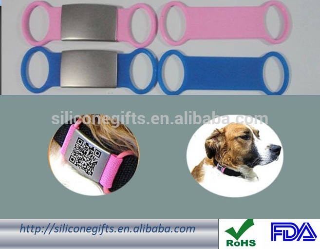 пользовательских дешевые ёивотное id тега с воротником qr-код ошейник идентификатор