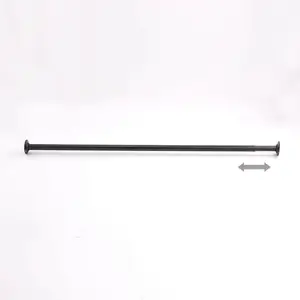 Stable Metal Pipe Wall Mounted Tension shower curtain rod