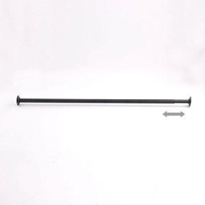 Barre de rideau de douche à Tension murale, tube en métal Stable de haute qualité - Product Image 1