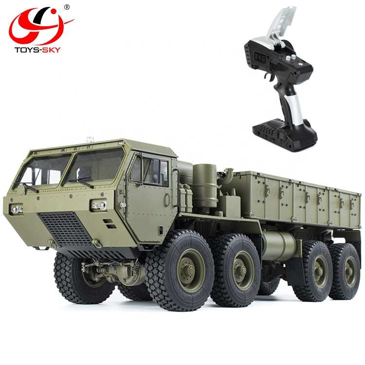 Hots HG P801 P802 1/12 2,4G M983 739mm Gebürstet RC Lkw 8x8 UNS Armee Military-straße Auto Ohne Batterie Ladegerät