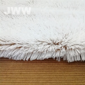 Molto morbido a pelo lungo bianco e nero della pelliccia del faux Tessuto <span class=keywords><strong>minky</strong></span> All'ingrosso - Product Image 4