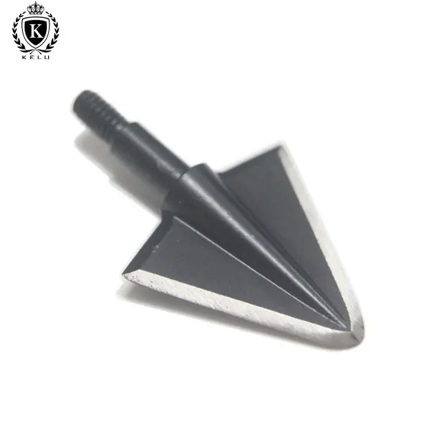 HA-2B-J002 parafuso personalizado de aço inoxidável, uma peça, 2 lâminas, dupla banda, 8-32 rosca, flecha, broadhead