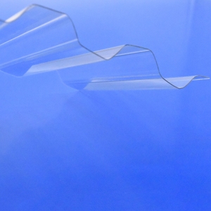 Corrugado policarbonato transparente trapezoidal hoja de onda - Product Image 2