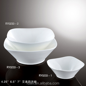 Directo de fábrica al por mayor de porcelana blanca plato de <span class=keywords><strong>sopa</strong></span> para <span class=keywords><strong>el</strong></span> <span class=keywords><strong>restaurante</strong></span> - Product Image 1