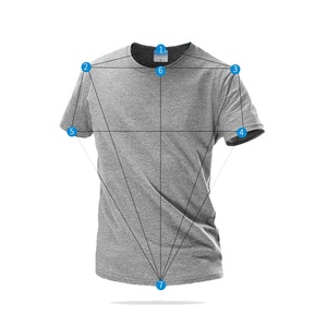 Servicio del OEM estilo suelto Camiseta de algodón en blanco sublimación camiseta - Product Image 3