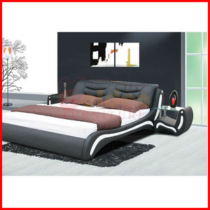 Ali baba. Meilleure vente de com!!! Dernière lits en cuir souple en chine - Product Image 1