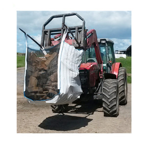Egp <span class=keywords><strong>PP</strong></span> lưới thông gió túi củi lớn 1500 L tùy chỉnh Túi thoáng khí fibc số lượng lớn Túi thoáng khí hàng đầu đầy đủ mở 5:1 đáy phẳng - Product Image 3