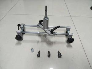 Chuyên nghiệp Chế Biến Gỗ Chìm Cửa Khóa Mortiser Kit Lỗ Saw Opener Cài Đặt Mộng Phù Hợp Jig Công Cụ - Product Image 3